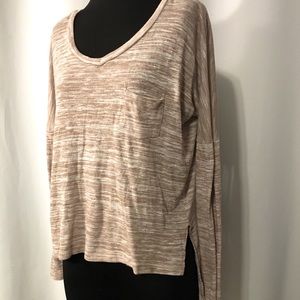 Hi lo boxy SWEATER dolman sleeves